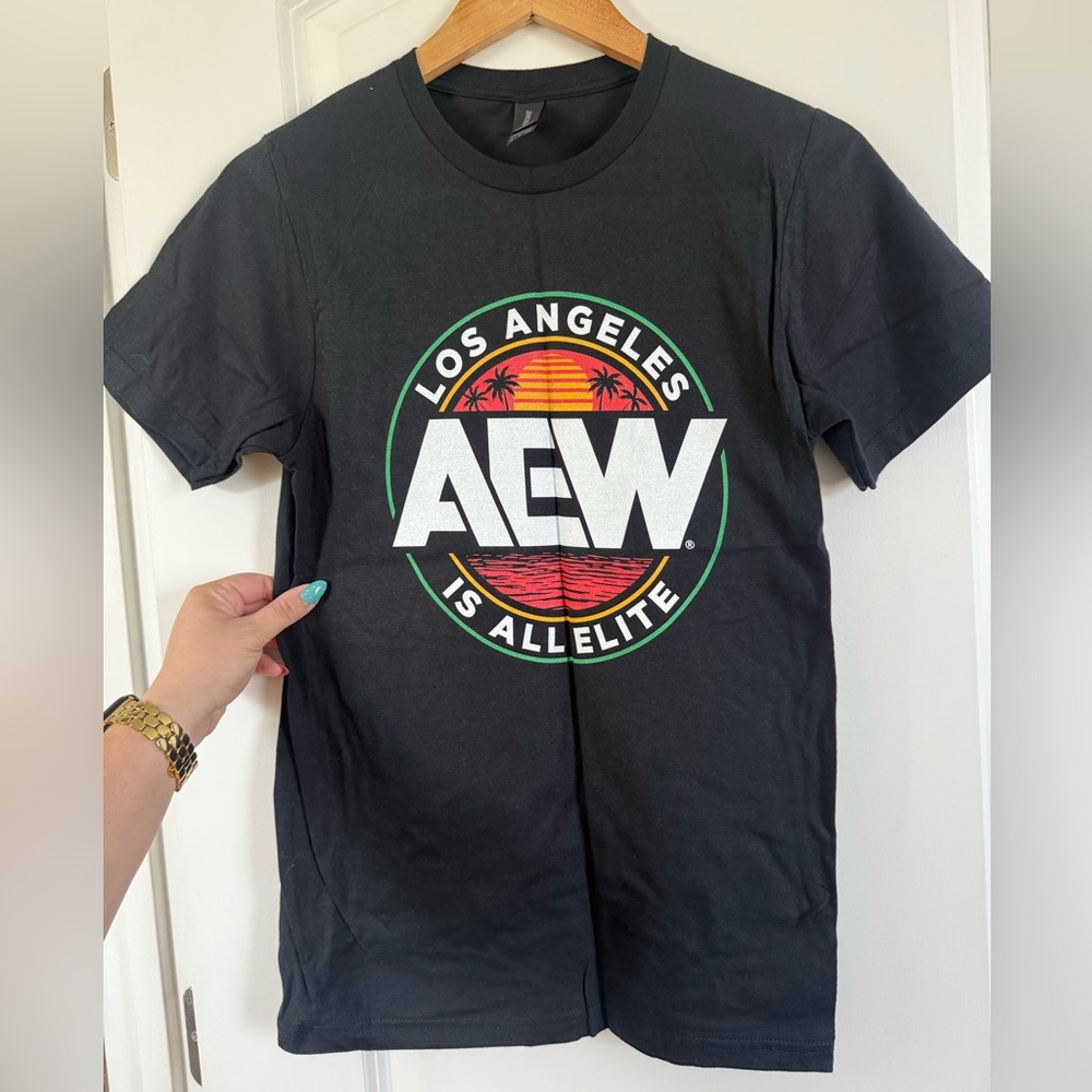 AEW Los Angeles Black Graphic Tee
